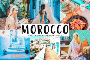 摩洛哥旅游照片调色滤镜Lightroom预设 Morocco Mobile & Desktop Lightroom Presets