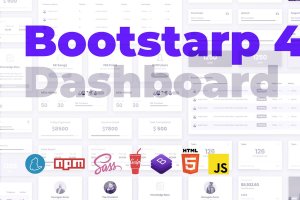 基于Bootstrap框架开发的网站系统管理后台HTML模板 Dashboard HTML Template for Bootstrap 4