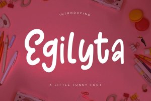 Egilyta-一种有趣的字体 Egilyta A Little Funny Font