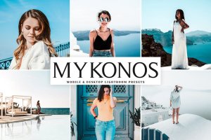 明亮色调风格肖像摄影LR预设下载 Mykonos Mobile & Desktop Lightroom Presets