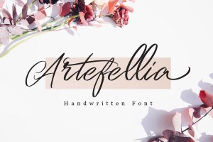 Artefellia-手写字体Artefellia – Handwritten Font