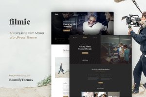 电影工作室/电影制片人WordPress企业主题模板 Filmic – Movie Studio & Film Maker WordPress Theme