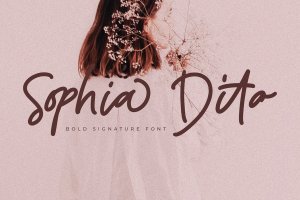 Sophia Dito 签名字体 Sophia Dito Signature Font