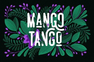 3种字体-芒果探戈集合3 Fonts Mango Tango Collection