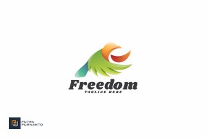 自由象征图形Logo徽标设计模板 Freedom – Logo Template