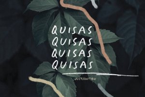 Quisas-古怪的手写字体 Quisas – Quirky Handwriting Fonts