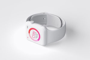 Apple Watch智能手表黏土样机模板03 Clay Apple Watch Mockup 03