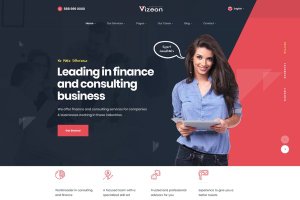 商业咨询WordPress高级企业主题模板 Vizeon – Business Consulting WordPress Themes