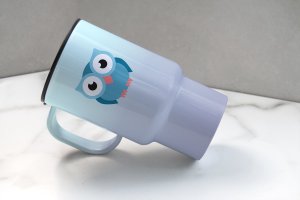 便携式杯子图案设计预览样机 Portable Cup Mockup