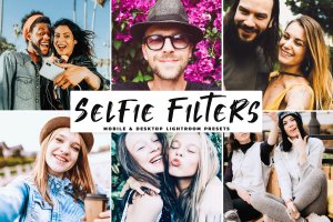 人像摄影影楼级后期调色滤镜LR预设 Selfie Filters Mobile & Desktop Lightroom Presets