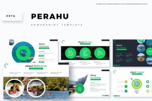 旅游度假方案策划PPT幻灯片模板 Perahu – Powerpoint Template