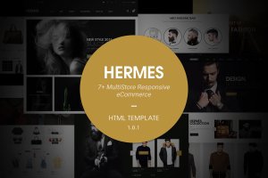 多用途奢侈品响应式网上商城HTML模板 Hermes | Multi Store Responsive HTML Template