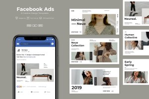 Facebook社交媒体广告设计模板素材v25 ADL – Facebook Ads.v25