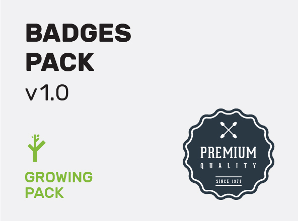 复古设计风格品牌Logo模板包 Vector Badges Pack