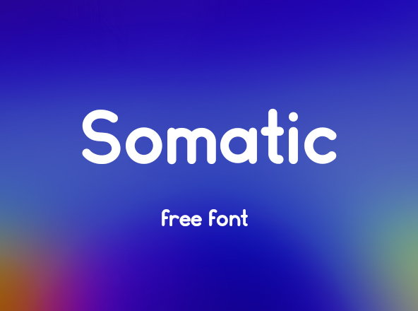 圆润平滑英文无衬线字体 Somatic Free Font