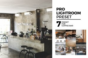 咖啡店摄影调色滤镜LR预设下载 7 Lightroom Preset for Coffee Bar