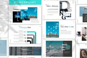 高级精美商务主题PPT模板下载 Serdana – Business Powerpoint Template