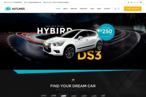 汽车经销商/4S店网站HTML模板 Autlines – Autodealer HTML Template