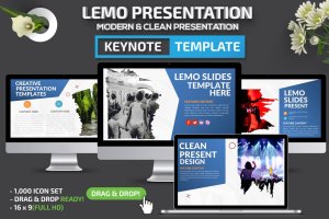 Lemo主题演讲Keynote演示文稿设计模板 Lemo Keynote Presentation