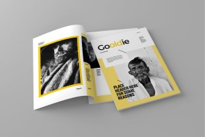 新闻采访/人物杂志设计INDD模板 Gooldie – Magazine Template