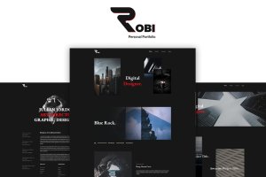 创意广告设计公司网站HTML模板 Robi – Creative and Portfolio HTML5 Template