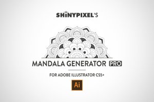 无限曼陀罗图形设计绘画素材包for AI Mandala Generator PRO