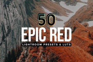 50款柯达Aerochrome红外胶片效果调色滤镜LR预设下载 50 Epic Red Lightroom Presets and LUTs