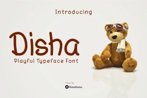儿童手写书法英文字体 Disha – Playful Font RB