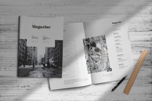 通用性现代版式设计时尚杂志设计模板 Indesign Magazine Template
