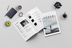 旅行/摄影/品牌主题杂志设计INDD模板 Magazine