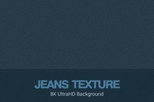 8K超高清牛仔棉料材质背景图素材 8K UltraHD Jeans / Cotton Texture Background