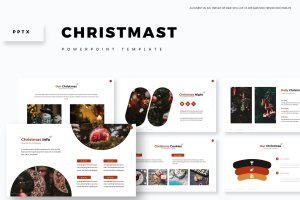 圣诞节活动方案PPT幻灯片模板 Christmas – Powerpoint Template