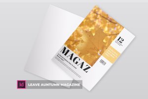 高端简约多行业适用杂志设计模板 Leave Auntumn | Magazine Template