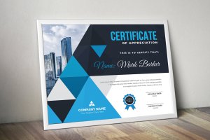 品牌销售代理/资格认证证书设计模板 Certificate