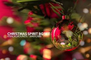 8张圣诞节主题高清背景图素材 Christmas Spirit Backgrounds