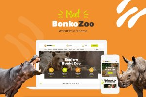 动物/宠物护理/宠物医院网站WordPress主题 Bonko