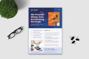 企业会计服务宣传单设计 Accounting Flyer
