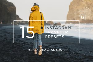 15款Instagram社交旅行照片滤镜风格LR预设 15 Instagram Traveler Ligtroom Presets + Mobile