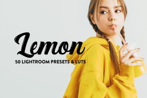 50款柠檬黄色调照片后期处理Lightroom预设 50 Lemon Yellow Lightroom Presets & LUTs