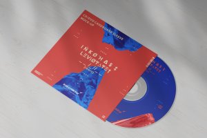 CD/DVD光盘包装&封面设计样机模板v1 CD / DVD Сardstock Paper Sleeve Mock-Ups Vol.1