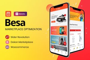 电商推广市场商业主题WordPress模板 Besa – Elementor Marketplace WooCommerce Theme