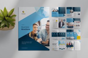 初创企业杂志排版设计模板 Business Brochure Template