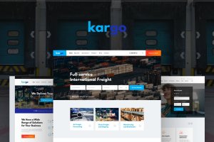 物流运输行业WordPress企业主题模板 Kargo