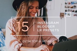 15款Instagram/Blogger照片贴图调色处理LR预设 15 Instagram Blogger Lightroom Presets + Mobile