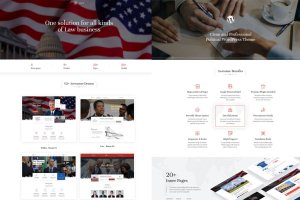 政党选举网站WordPress主题模板 Politix – Political Campaign WordPress Theme