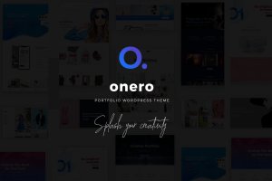 创意作品展示网站WordPress主题模板 Onero – Creative Portfolio Theme for Professionals