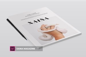 Lookbook画册杂志版式设计模板 Xaina | Magazine