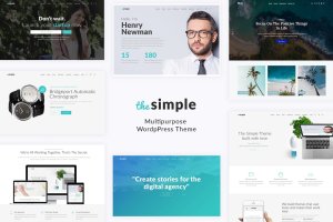 功能超强大的WordPress商业主题模板 Simple – Business WordPress Theme