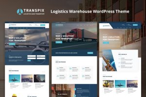 大型物流仓库企业网站WordPress主题模板 Transpix – Logistics Warehouse WordPress Theme