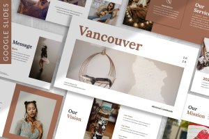 营销/金融/技术业务Lookbook谷歌幻灯片模板Vancouver – Lookbook Google Slide Template